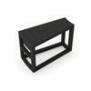 Harmonia Living Avion Aluminum Wedge End Table - Black 3