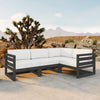 Harmonia Living Avion 4 Piece Aluminum Sectional Set