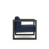 Harmonia Living Avion Aluminum Loveseat - Slate - Spectrum Indigo