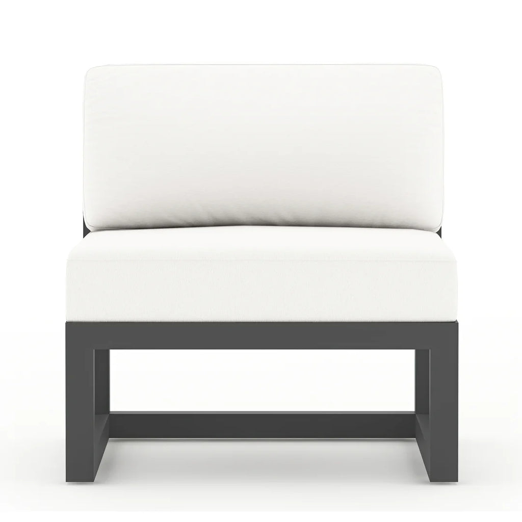 Harmonia Living Avion Aluminum Middle Section - Slate - Canvas Natural