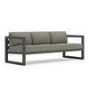 Harmonia Living Avion Aluminum Sofa - Slate - Canvas Charcoal
