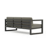 Harmonia Living Avion Aluminum Sofa - Slate - Canvas Charcoal