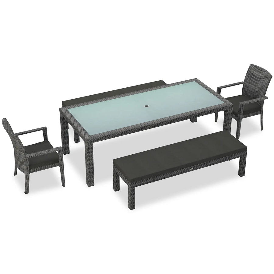 District 5 Piece 8-Seat Bench Dining Set by Harmonia Living