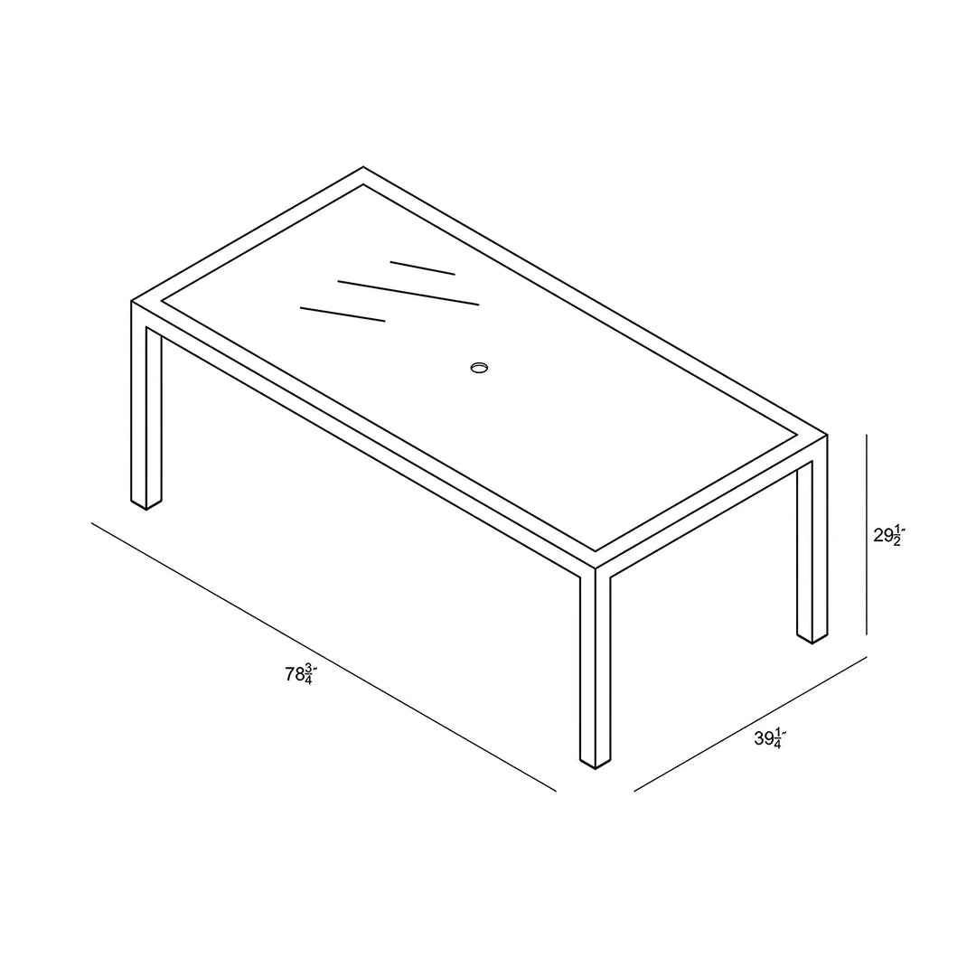 District 8-Seater Rectangular Dining Table by Harmonia Living