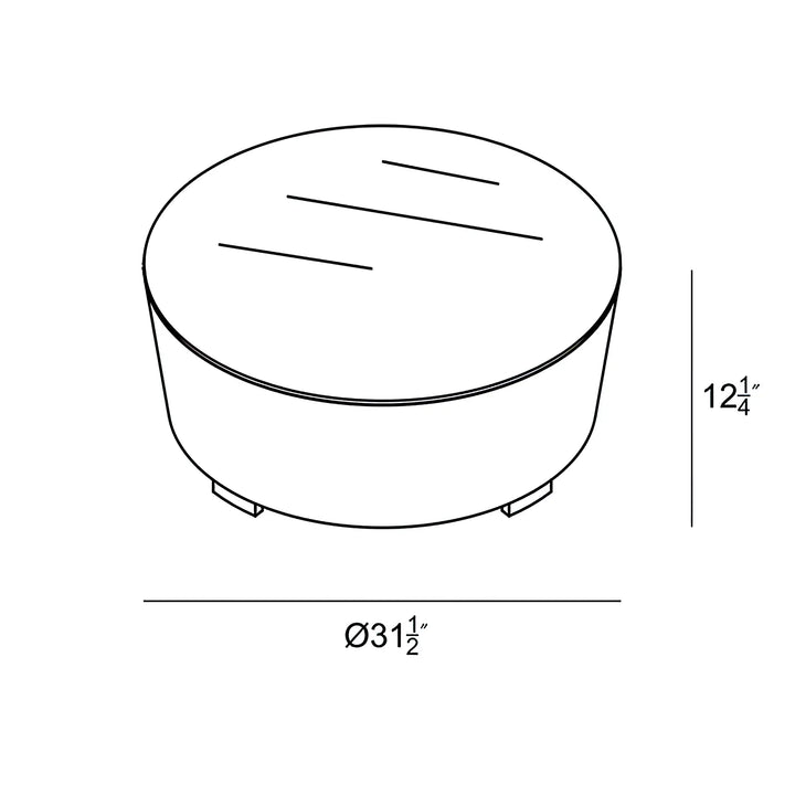 District Round Coffee Table by Harmonia Living