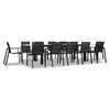 Lift 13 Piece Extendable Dining Set - Black by Harmonia Living