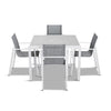 Lift 5 Piece Dining Set - White by Harmonia Living