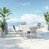 Lift 5 Piece Dining Set - White by Harmonia Living