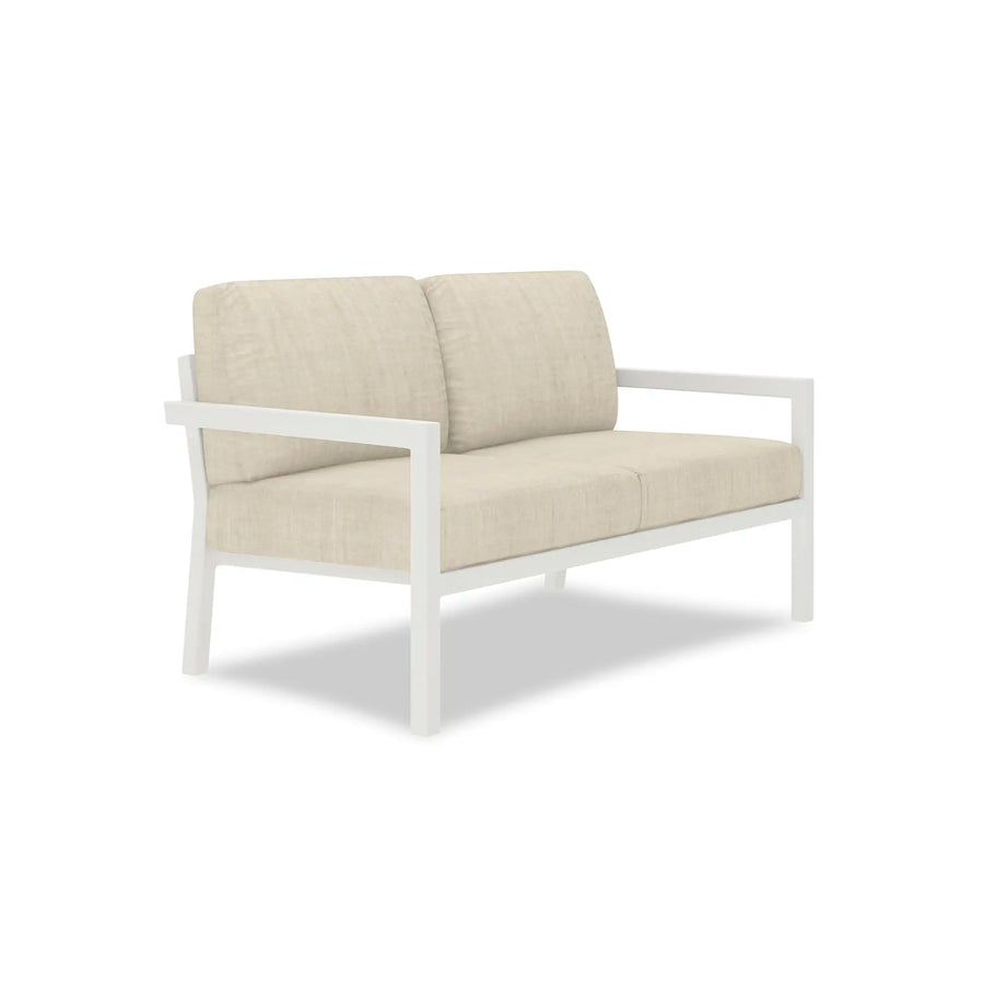 Pacifica Loveseat - White by Harmonia Living