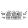 Parlor 9 Piece Dining Set - White by Harmonia Living