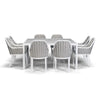 Parlor 9 Piece Square Dining Set - White by Harmonia Living