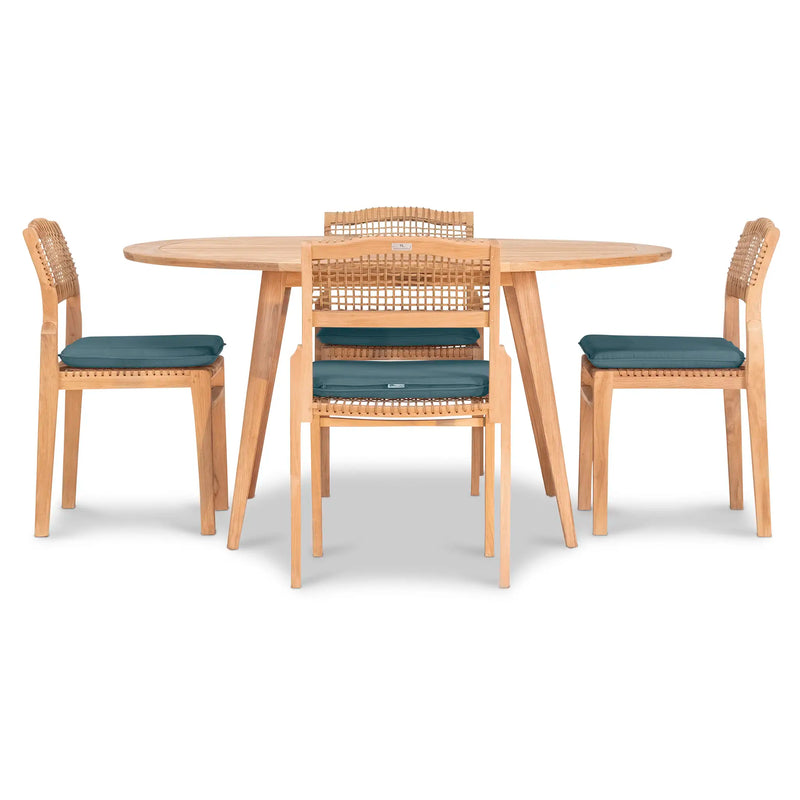 Sands 5 Piece Round Dining Set by Harmonia Living