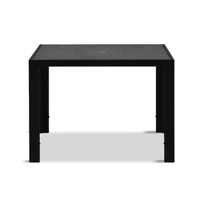 Staple 4-Seater Square Dining Table - Black by Harmonia Living