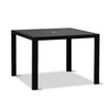 Staple 4-Seater Square Dining Table - Black by Harmonia Living