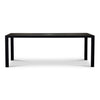 Staple 8-Seater Rectangular Dining Table - Black by Harmonia Living