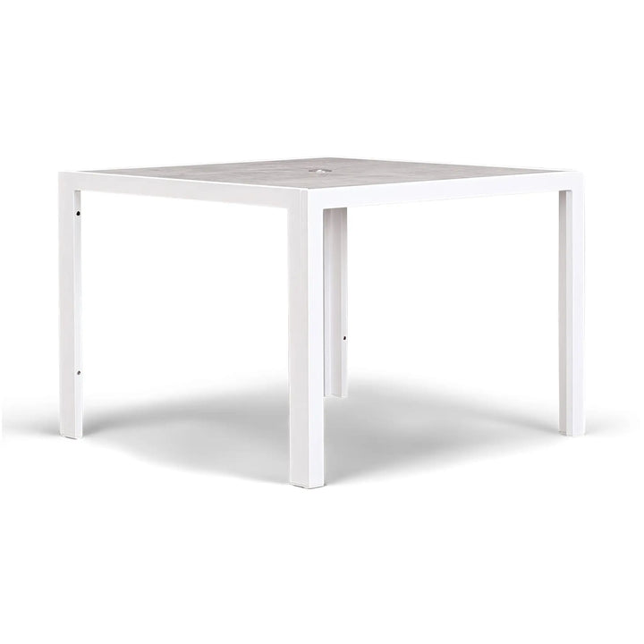 Staple 4-Seater Square Dining Table - White by Harmonia Living