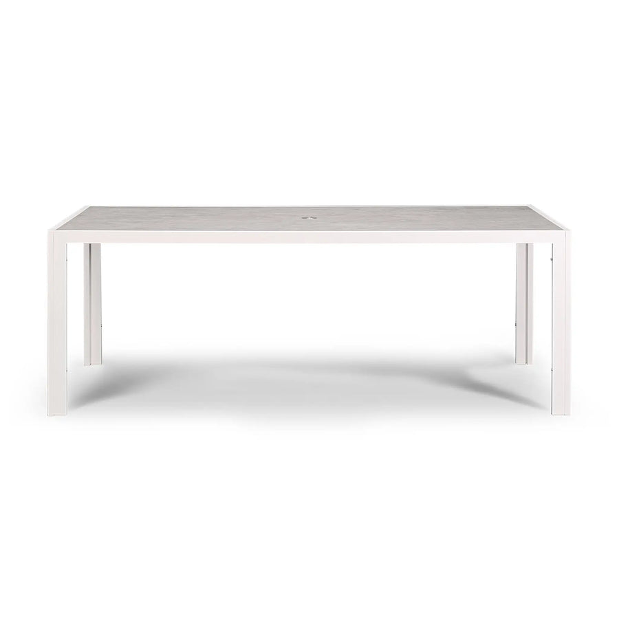 Staple 8-Seater Rectangular Dining Table - White by Harmonia Living