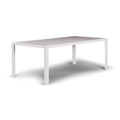 Staple 8-Seater Rectangular Dining Table - White by Harmonia Living