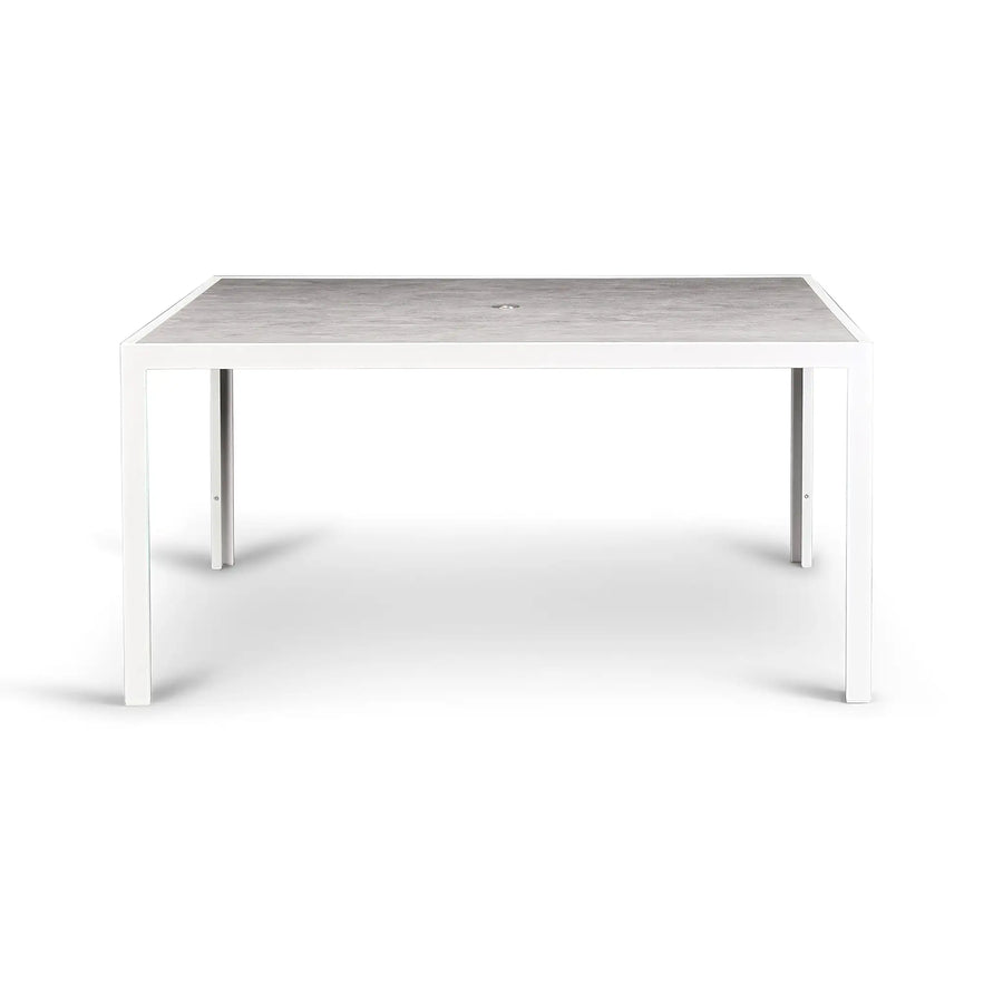 Staple 8-Seater Square Dining Table - White by Harmonia Living
