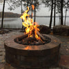 Round Torpedo Flat Hi/Lo Electronic Ignition Fire Pit Burner Kit by HPC Fire