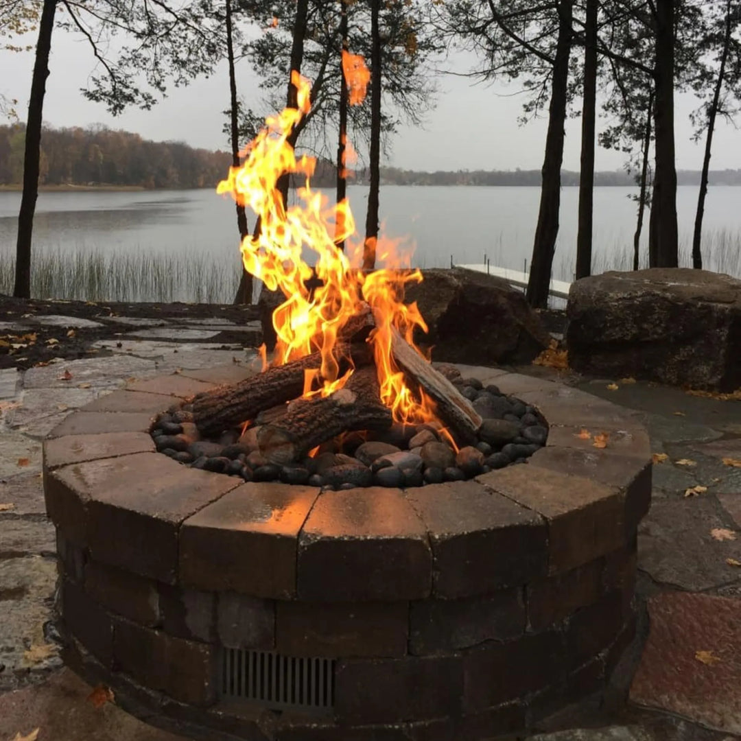 Round Stainless Steel Fire Ring by HPC Fire
