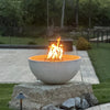 Round Torpedo Flat Hi/Lo Electronic Ignition Fire Pit Burner Kit by HPC Fire