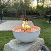 Round Torpedo Flat Hi/Lo Electronic Ignition Fire Pit Burner Kit by HPC Fire