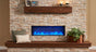 Linear Built In Electric Fireplace GBL 44 with Blue Flames
