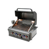 4-Burner with Rotisserie Kit 32" Stainless Steel Propane Gas Built In Grill - MABi400 by Mont Alpi