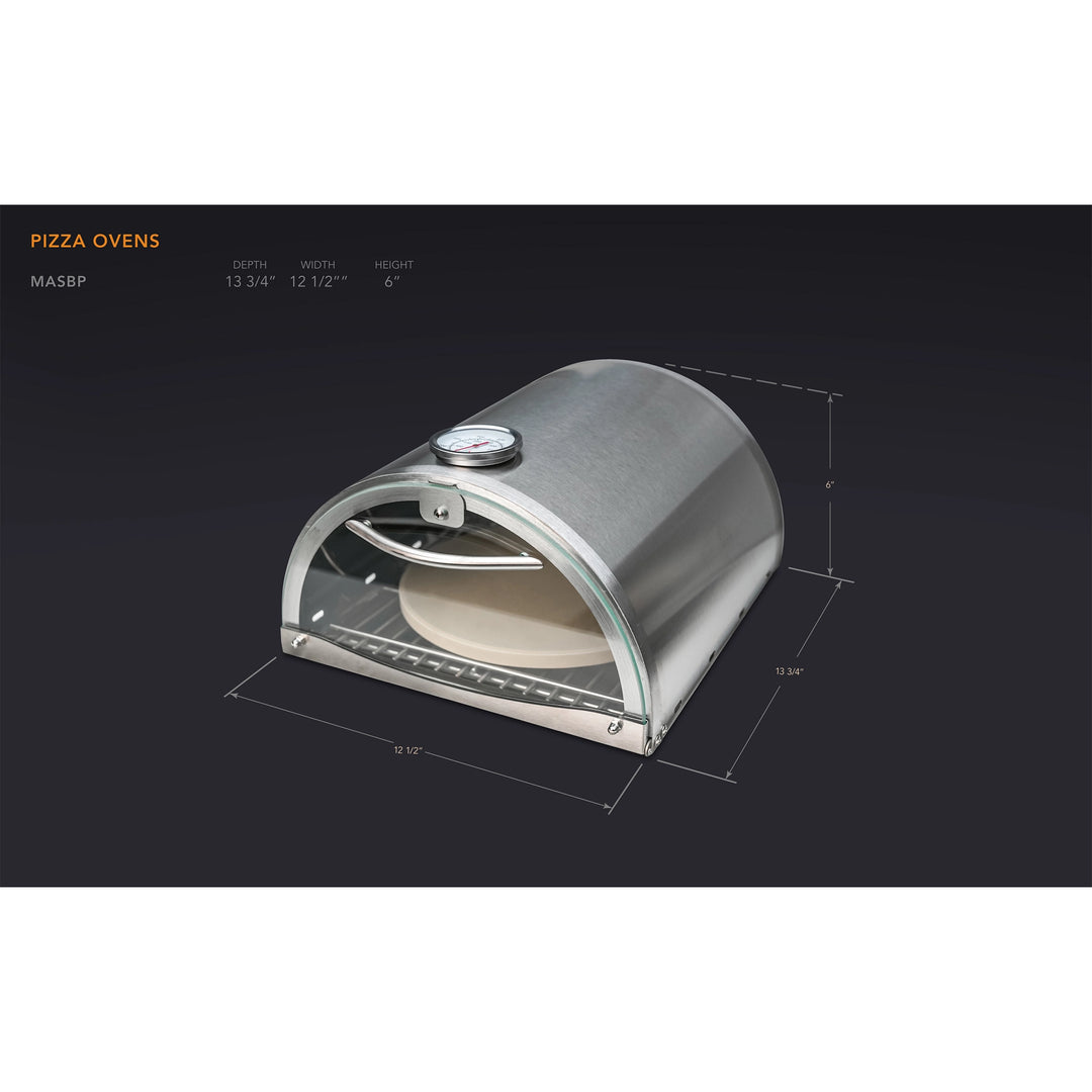 Universal Side Burner Pizza Oven - MASBP by Mont Alpi