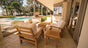 Miami Teak Collection Seating by the Pool