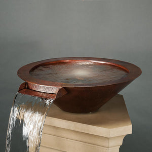 Starfire Designs 31" Cono Moreno Copper Water Bowl