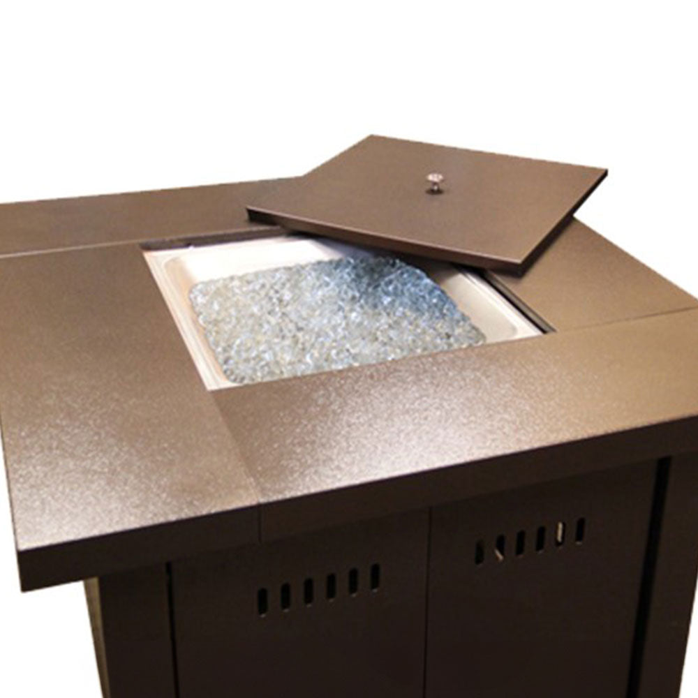 Modern Hammered Bronze Fire Pit