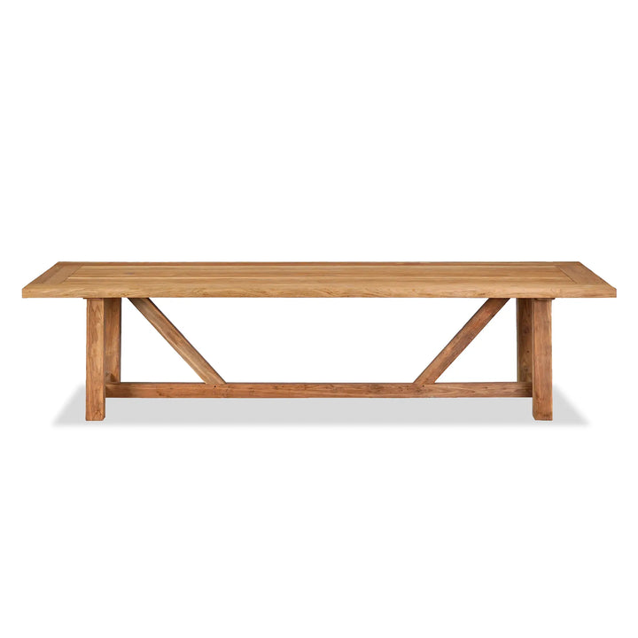 Noble 10 Seat Reclaimed Teak Outdoor Dining Table by Harmonia Living