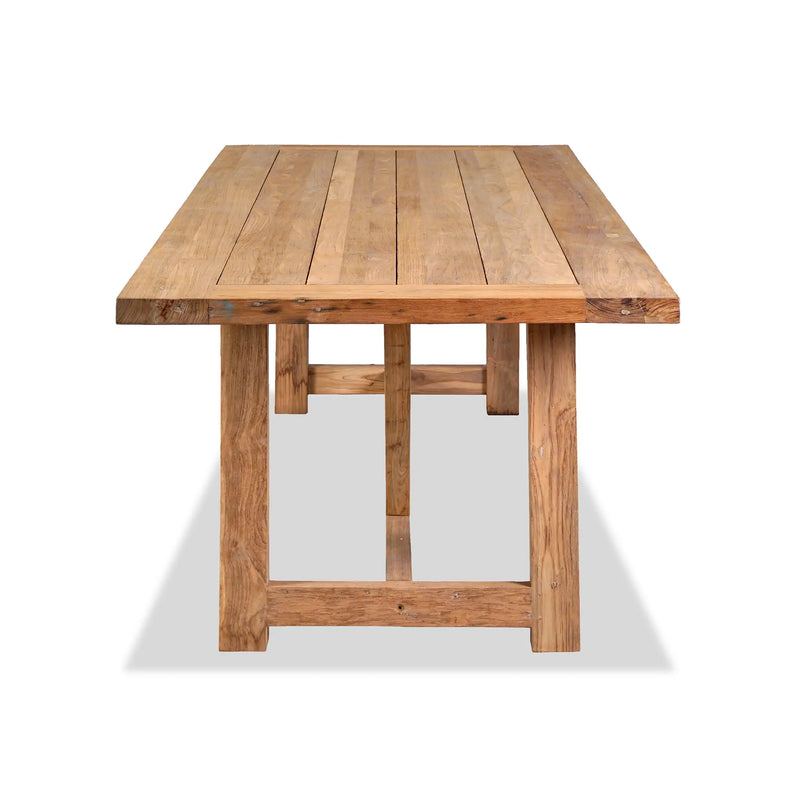 Noble 10 Seat Reclaimed Teak Outdoor Dining Table by Harmonia Living