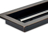 72" x 6" Linear Oil Rubbed Bronze Drop-In Pan by American Fire Products