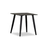 Harmonia Living Olio Aluminum Square End Table - Black 2