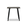 Harmonia Living Olio Aluminum Square End Table - Black 3
