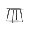 Harmonia Living Olio Aluminum Square End Table - Slate 3