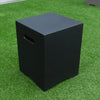 Black Square Propane Tank Cover by Elementi
