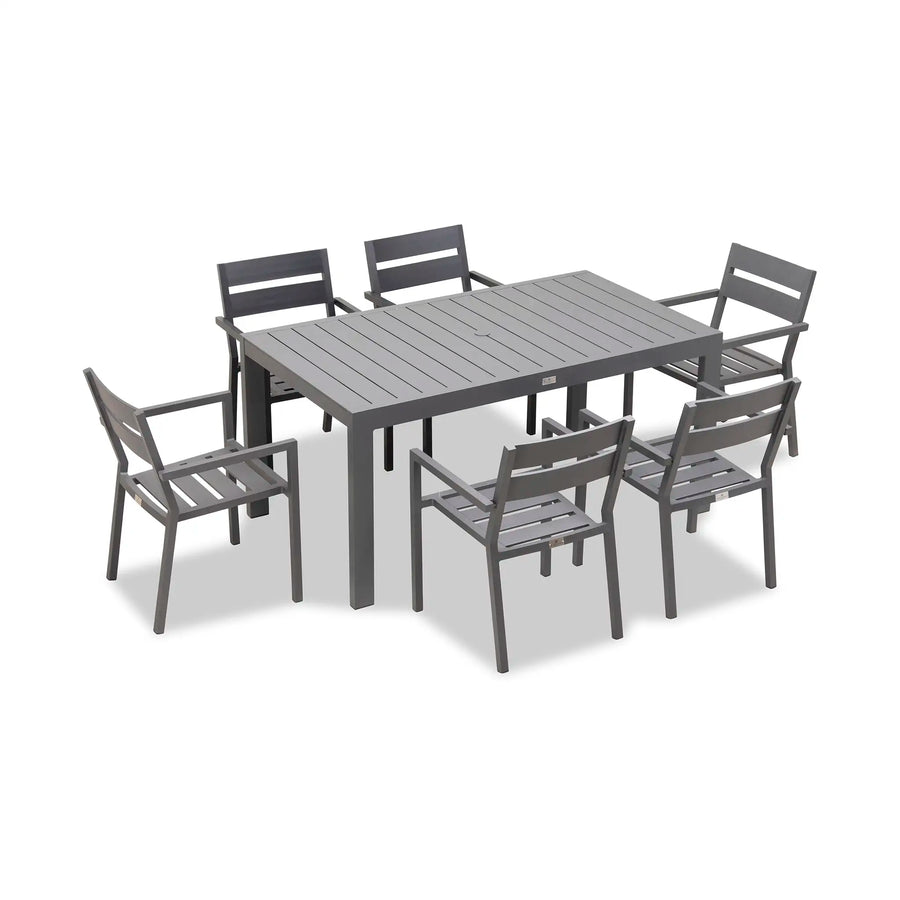 Weather X Cover For Large Rectangular Dining Set Up To 120" by Harmonia Living