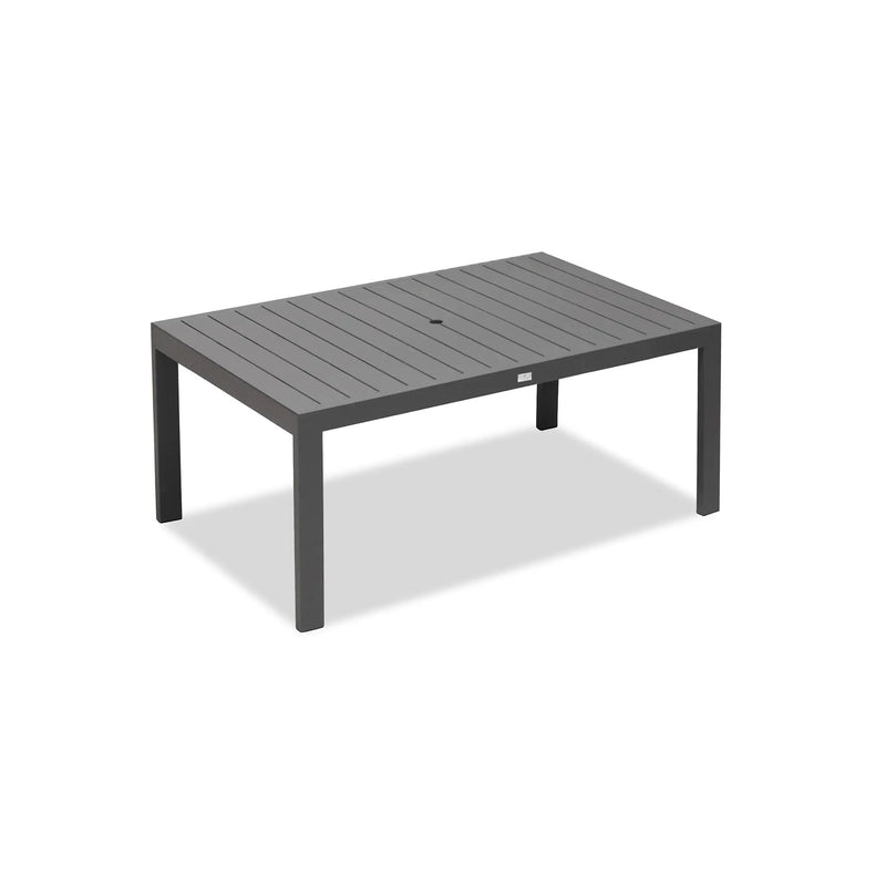 Parlor Classic 6 Seat Rectangular Dining Table - Slate by Harmonia Living