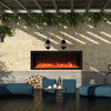 Remii Extra Slim Indoor/Outdoor Built In Electric Fireplace