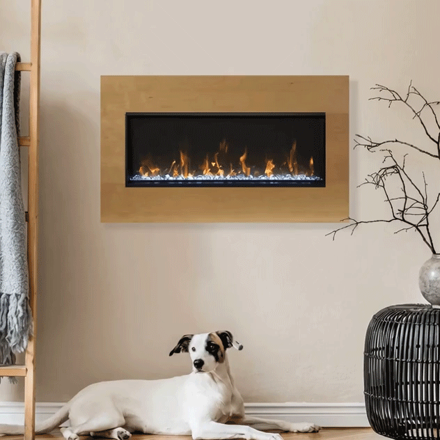 Remii Extra Slim Indoor/Outdoor Built In Electric Fireplace