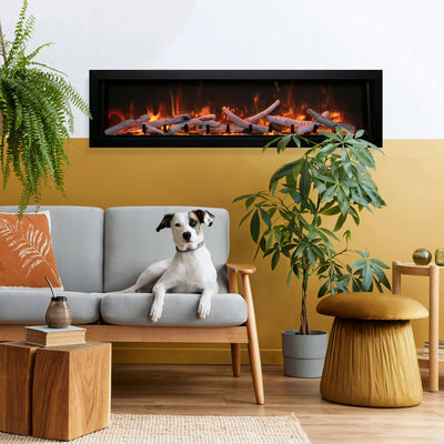 Remii Tall Indoor/Outdoor Built In Electric Fireplace