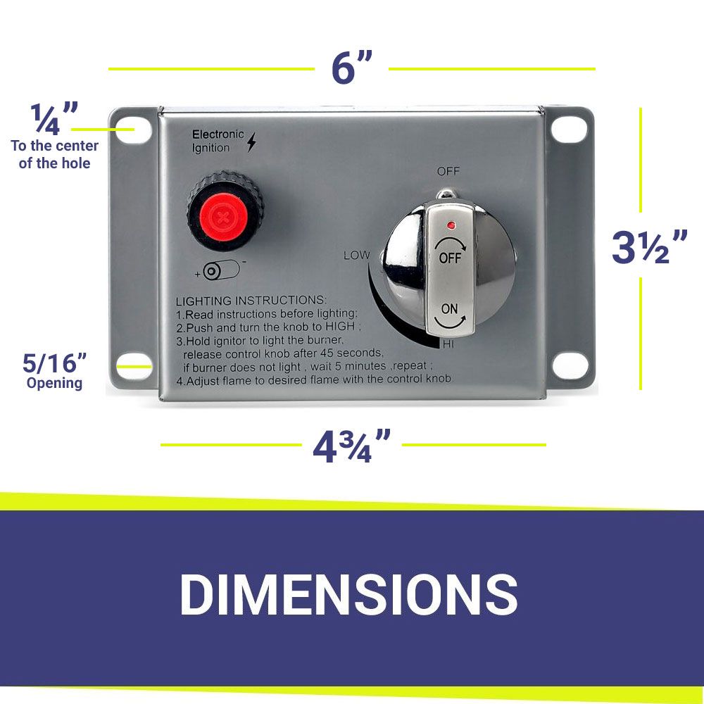 24" x 8" Rectangle CSA Certified Stainless Steel Drop-In Pan Kit by American Fire Products