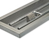 24" x 8" Rectangle CSA Certified Stainless Steel Drop-In Pan Kit by American Fire Products