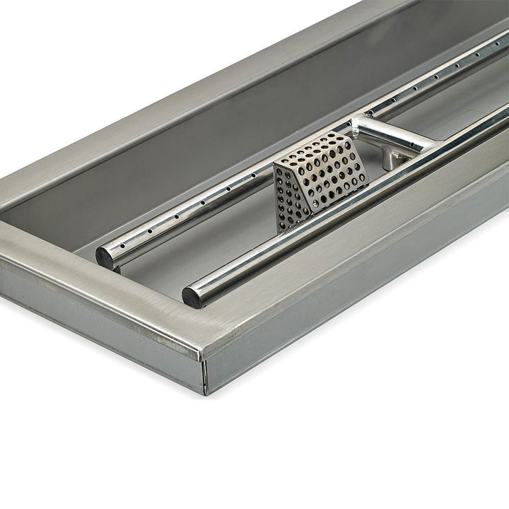 24" x 8" Rectangle CSA Certified Stainless Steel Drop-In Pan Kit by American Fire Products