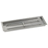 36" x 12" Rectangle Stainless Steel Drop-In Pan with Match Light Kit - Natural Gas by American Fire Products