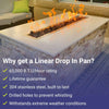 36" x 6" Linear Stainless Steel Drop-In Pan by American Fire Products
